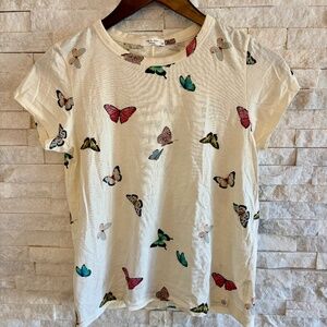 Rag & Bone Butterfly Print T-Shirt